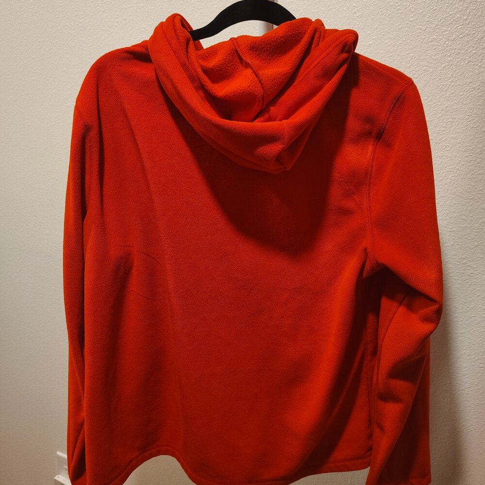 Danskin Now Women's Red Fleece Hoodie Size XL Polyester Full Zipper - Picture 11 of 11